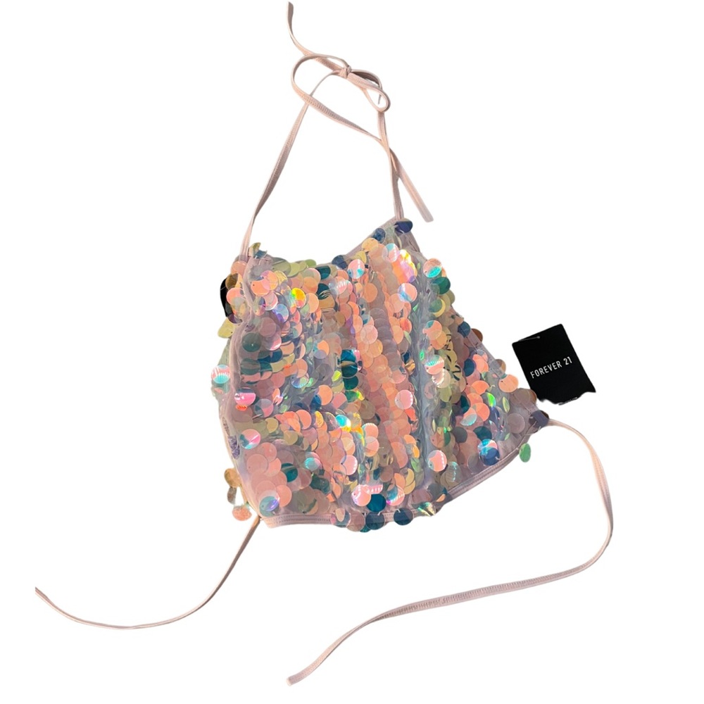 Multicolor Sequin top